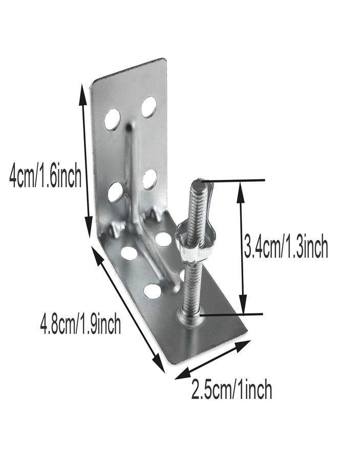 AXLIZER 2PCS Curtain Hardware Roman-Style L-Shaped Sunshade for Roman or Other Shades/Ceiling or Wall Mount - Image 4